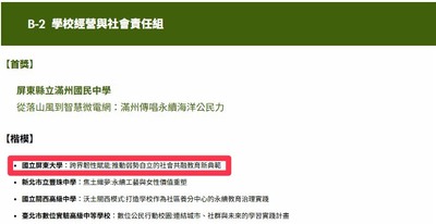 【恭賀】國立屏東大學榮獲IASE影響力創新獎楷模肯定圖片